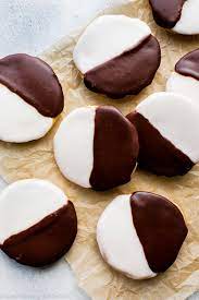 In a medium bowl, cream together butter and sugar until smooth. Black And White Cookies Sally S Baking Addiction
