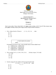 Soalan Mac Matematik T2 Recovered Pdf