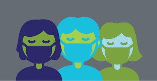 Group of people wearing face masks and worry about viruses and contagious diseases. Face Mask Cartoon Download Free And Premium Psd Mockup Templates And Design Assets