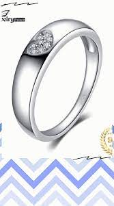 Jpalace Heart Cz Wedding Rings 925 Sterling Silver Rings For Women Anniversary Wedding Bands Silver 925 Cz Wedding Rings Wedding Rings Anniversary Wedding Band