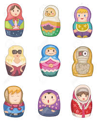 Download this free vector about happy day of family with russian dolls, and discover more than 9 million professional graphic resources on freepik. Cartoon Russian Dolls Icon Royalty Free Cliparts Vectors And Stock Illustration Image 8545558