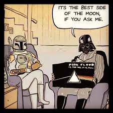 Darth Vader Spinning Pink Floyd S Dark Side Of The Moon Star Wars Memes Star Wars Humor Star Wars