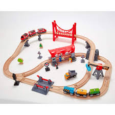 Ratings, based on 5 reviews. Hape Busy City Train Rail Set Complete City Themed Wooden Rail Toy Set For Toddlers With Passenger Train Freight Train Station Play Figurines And More Multicolor Model E3730 Buy Online At Best