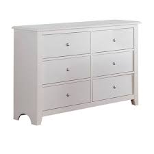 Explore our luxury bedroom collections at serena & lily. Pine Wood 6 Drawer Dresser With Silver Knobs White Benzara Target