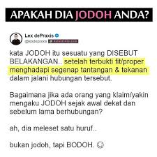 Sesungguhnya, kita bisa lho mengetahui apakah dia jodoh kita atau bukan dari berbagai cara. Bagaimana Cara Mengetahui Seseorang Berjodoh Dengan Kita Atau Tidak Quora