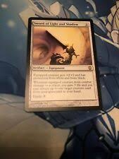 Magic The Gathering Darksteel Sword Of Light And Shadow Rare Card Magic The Gathering Light And Shadow The Gathering