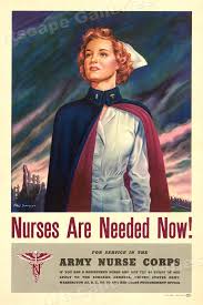 Vintage nurses photograph from 1898. Army Nurse Corps 1944 Vintage Style Wwii Nursing Poster 16x24 Ebay