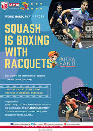 However, you can practice squash alone by doing different drills. Credited Upm Squash Home Facebook