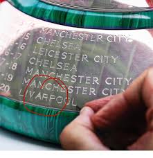Wrong Spelling Of Livarpool On Trophy After Victory