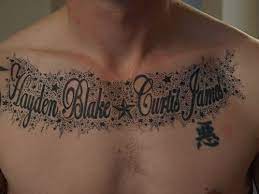 Chest Name Tattoo Designs For Men Name Tattoo Designs Name Tattoo Star Tattoos