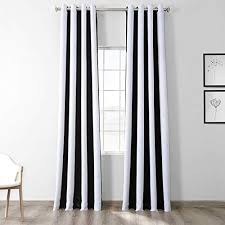 Striped thigh high zum kleinen preis hier bestellen. Hpd Half Price Drapes Boch Kc43 96 Gr Awning Stripe Grommet Blackout Room Darkening Curtain 1 Panel 50 X 96 Black White Buy Online In Bahamas At Bahamas Desertcart Com Productid 11226928