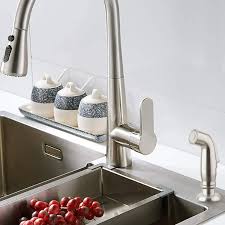 Kitchen faucet sprayers are a convenient accessory for keeping sink areas clean. Buy Kitchen Sink Side Sprayer Replacement Kitchen Sink Faucet Spray Head With Hose Holder Kitchen Sink Sprayer Attachment Sprayer Head Replacement For Kitchen Sink Faucet Brushed Nickel Online In Indonesia B089zx1249