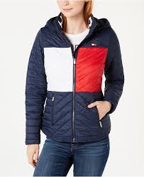 Flag Hooded Puffer Jacket