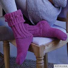 Well you're in luck, because here they come. Long Socks Socks Autumn Winter Models Patterns Katia Com