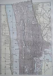 antique new york city upper manhattan city street map 1894 old wall art victorian era antique 19th century origina map of new york manhattan city city maps upper manhattan city street map 1894