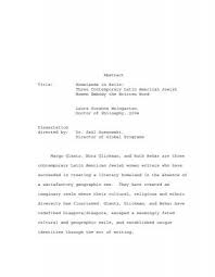 Cogéis un folio y lo podéis dividir en 8 partes, debajo ponerle el nombre y finalmente lo recortáis. Abstract Title Homelands In Exile Three Contemporary Latin