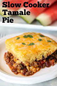 Slow Cooker Tamale Pie Recipe Recipe Tamale Pie Tamale Pie Recipe Recipes