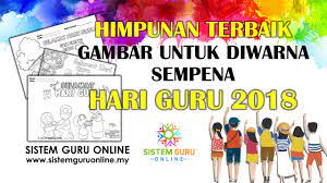 Anda boleh right click pada gambar. Himpunan Terbaik Gambar Untuk Diwarna Sempena Hari Guru 2018