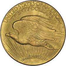 The gold double eagle was the $20 variation of the eagle. Wikipedia Featured Picture Candidates 1933 Double Eagle Wikipedia