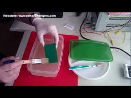 Green Solder Mask X2f Dynamask X2f Solder Resist On Pcb 39 S Youtube Mask Green Soldering