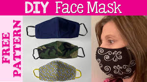 Click the link below for the free crochet patterns here's a list of some of the best face mask sewing patterns that i could find on the internet. Diy Face Mask Free Printable Pattern Face Mask Reversible Face Mask Youtube