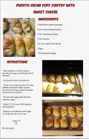 Making and serving pasteles at christmas time is a puerto rican tradition. Puerto Rican Sweet Puff Pastry Boricua Recipes Dessert Recipes Puerto Rican Recipes