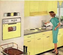 Accentuate this simple cabinet style to best advantage in a modern or contemporary kitchen with the right pulls or latches. 1960 General Electric Built Ins Retro Retro Housewife Vintage House