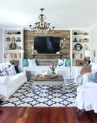 For creating a warm ambiance in the tv area fabric can be introduced for texture. Home Office Tv Room Ideas Whaciendobuenasmigas