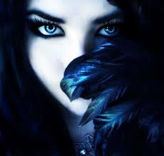Black And Blue Eyes Blue Art Art Beautiful Black Blue Blue Eyes Color Image 40706 On Favim Black Hair Blue Eyes Electric Blue Eyes Blue Eye Color