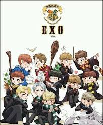  Harry Potter Fanart Kartun Imut Kertas Dinding