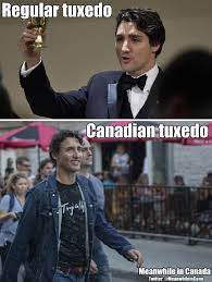 Meanwhile In Canada On Twitter Trudeau Rocked The Canadian Tuxedo Sat Night May Have Been The Most Canadian Night Ever Cdnpoli Tragicallyhip