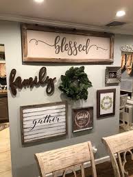 Love This Wall Arrangement Farmhouse Dining Rooms Decor Dining Room Wall Decor Farm House Living Room
