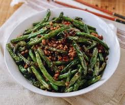 Chinese Dry Fried Green Beans Epicurious Recipe Green Beans Fried Green Beans Dry Fried Green Beans
