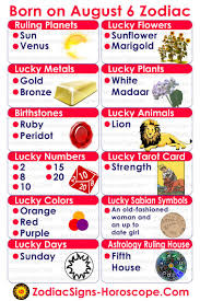 Born On The 6th Of August Know Your Lucky Numbers Days Colors Birthstones And More Birthday Horoscope August 11 Zodiac July 25 Zodiac