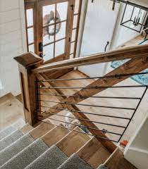 Read on for seven rustic stair railing ideas that'll add charm and patina to your entryway. Pin By Amanda Egbert On Stairway Home Remodeling Rustic House House Stairs