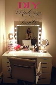 My version of the vanity made from ikea hacks. Diy Makeup Vanity