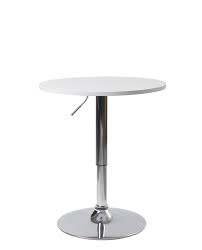 Un meuble original réglable en hauteur de caractère imaginé pour votre salon dans des matériaux bruts. Mange Debout Table De Bar O60cm Blanc Ou Noir Seti Kayelles Com