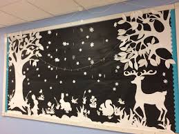 Winter Bulletin Board Decoration Art Class Teacher Middle School Art Room Bulletin Boards Classroom Decor Winter Bulletin Boards Art Bulletin Boards