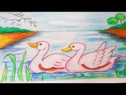 How To Draw Landscape Scenery Of Lake Landscape Scenery Of Swans In Lake Youtube Hard Drawings Kids Drawing Projects Art Drawings For Kids Can i draw realism with only 12 colored pencils. how to draw landscape scenery of lake