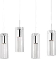 New modern lighting trends to try now. Kuzco Pd4404 Ch Champagne Modern Chrome Led Multi Ceiling Light Pendant Kuz Pd4404 Ch