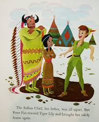 Vintage Peter Pan Book Tiger Lily Peter Pan Peter Pan Disney Peter Pan