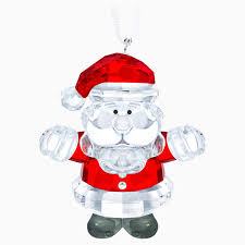 Ceramic santa claus on rocking horse christmas ornament xm3639. Santa Claus Ornament Swarovski Com