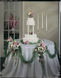 Terry S Floral Treasures Weddings Wedding Cake Table Decorations Cake Table Decorations Wedding Cake Table