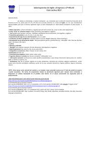 Aprende inglés online con open english a cualquier hora del día. Saberes Previos De Ingles Al Ingresar A 1Âº Esb