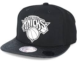 Mitchell & ness denver nuggets hardwood classic snapback. New York Knicks Ultimate Black Snapback Mitchell Ness Caps Hatstoreworld Com