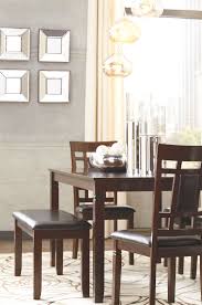 Bennox Dining Table And Chairs With Bench Set Of 6 In 2020 Dining Room Table Set Dining Room Colors Dining Table Chairs