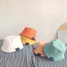 Solid Color Cotton Baby Hats Girls Sun Hat Summer Hats Kids Hats