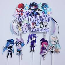 If you love anime characters and dream of one day creating your character, then you are in luck. 11 11la064 Topper Cake Birthday Gacha Life Shopee Indonesia