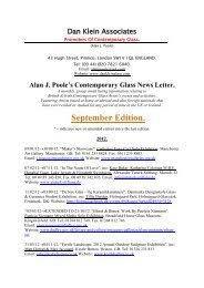 As a family owned and operated business for over. Alan J Poole S Contemporary Glass News Letter The Glass