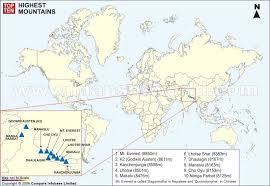 7 summits includes the highest mountains in the world in each continent that many mountaineers completed as the challenge. What Are The Top 10 Highest Tallest Mountains In The World Answers World Ten Atlas Map